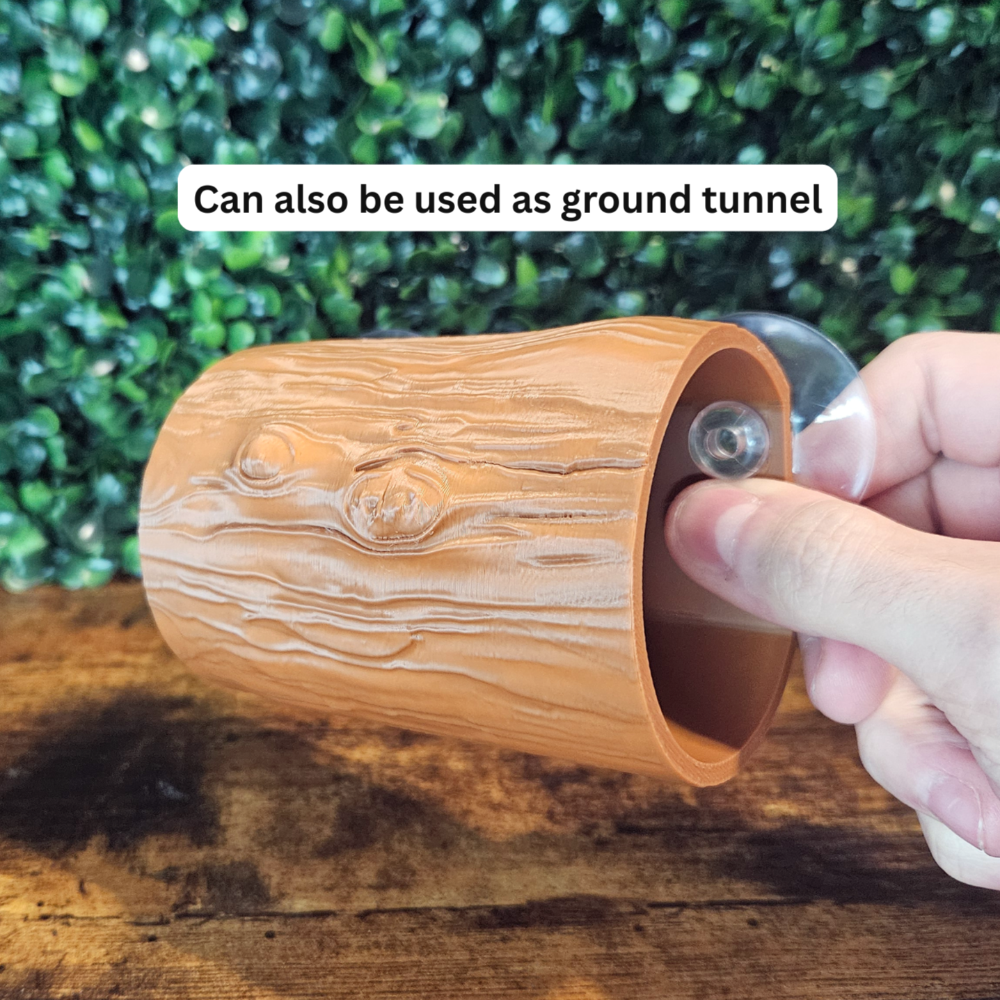 Wood Log Reptile Hide
