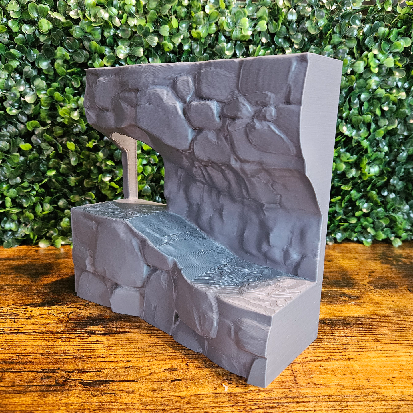 Stone Terrarium Background with Ledges