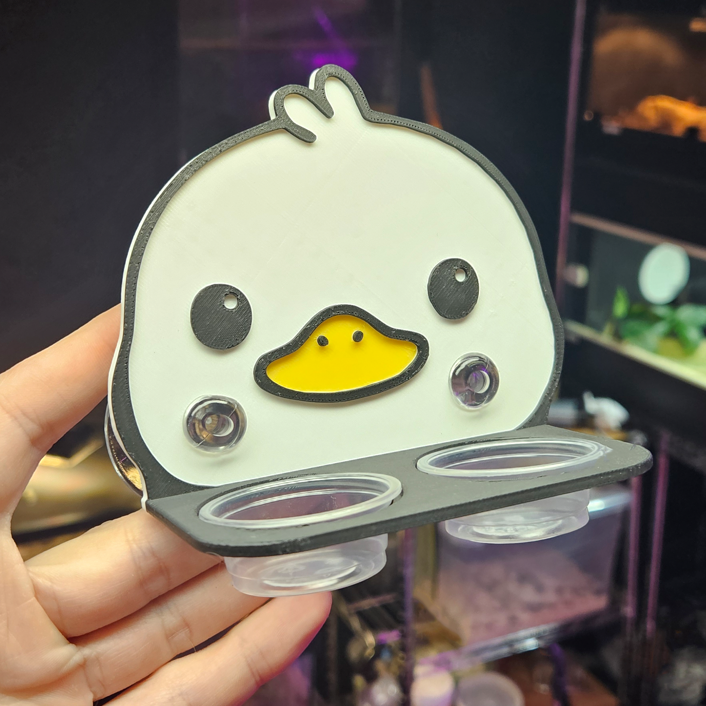 Cute Duck Feeding Ledge