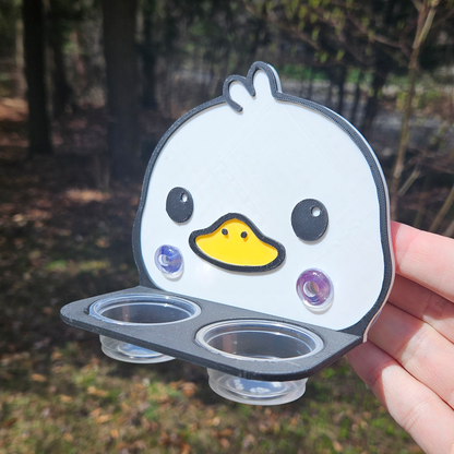 Cute Duck Feeding Ledge